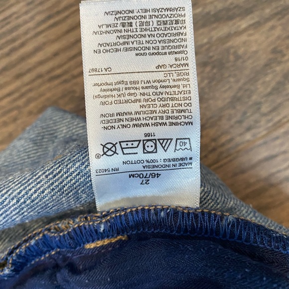 Gap Women's Original Best Girlfriend Jean Shorts - Size 27 - Picture 4 of 4